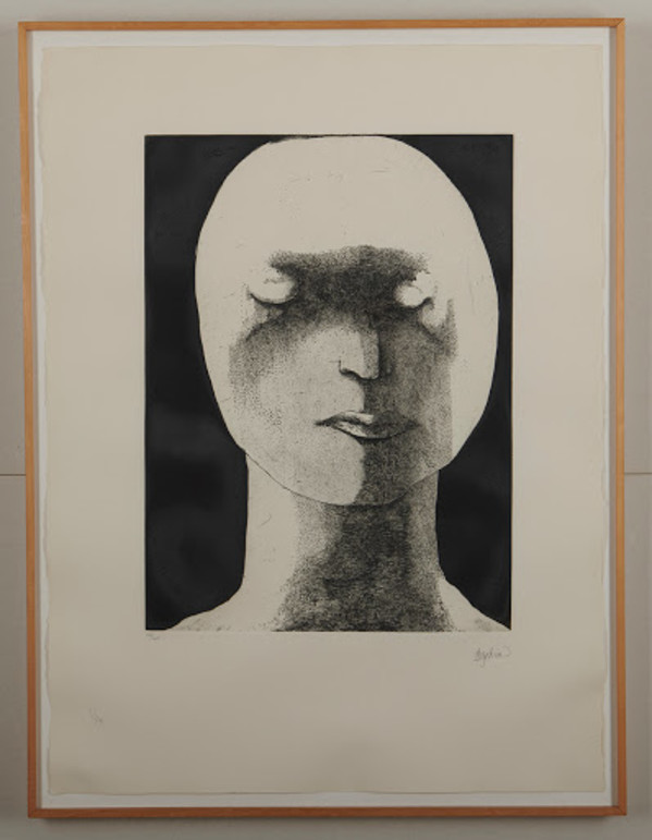 Woman with Downcast Eyes by Leonard Baskin