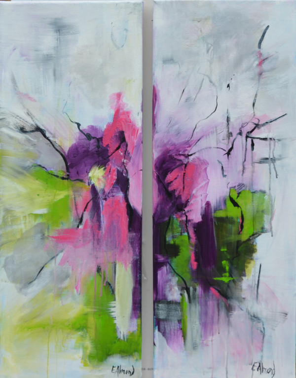 Joined at the Hip - Diptych by Elaine Almond