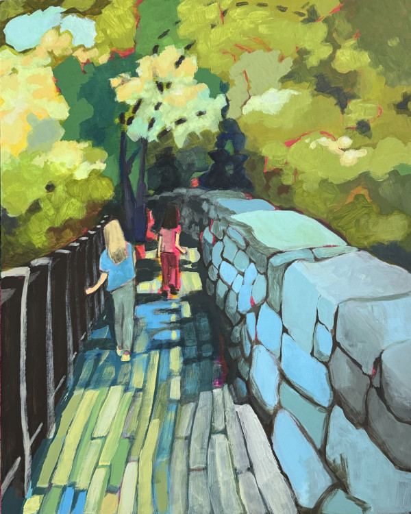 Daughters Walking III by Jen E. Sanders