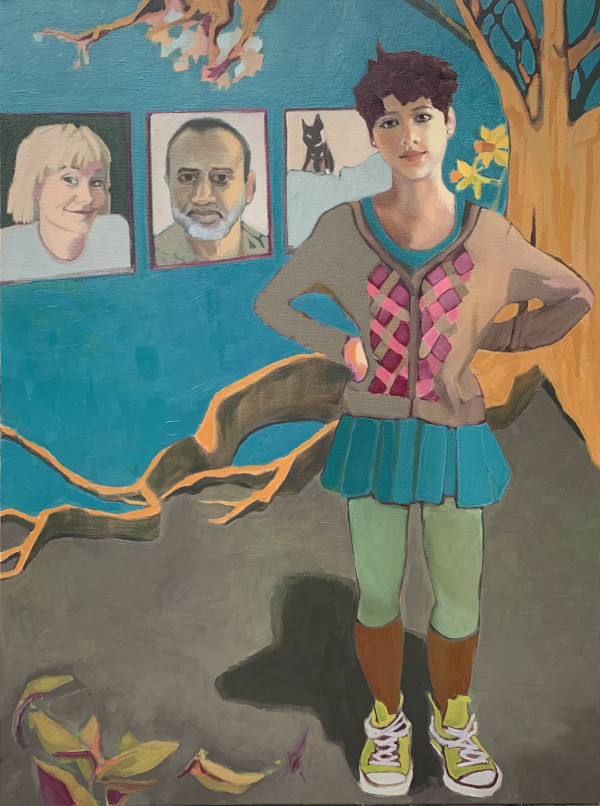 Reddy Family Portrait by Jen E. Sanders
