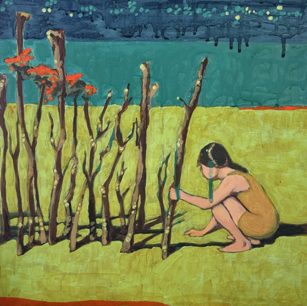 Beach Sticks I by Jen E. Sanders