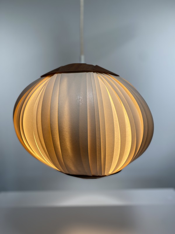 Cream Pendant Lamp by Nell Hergenrather