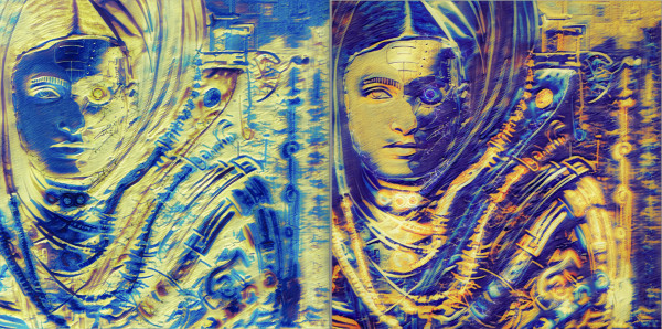 I am from Malaland (diptych) by Sergio Cesario
