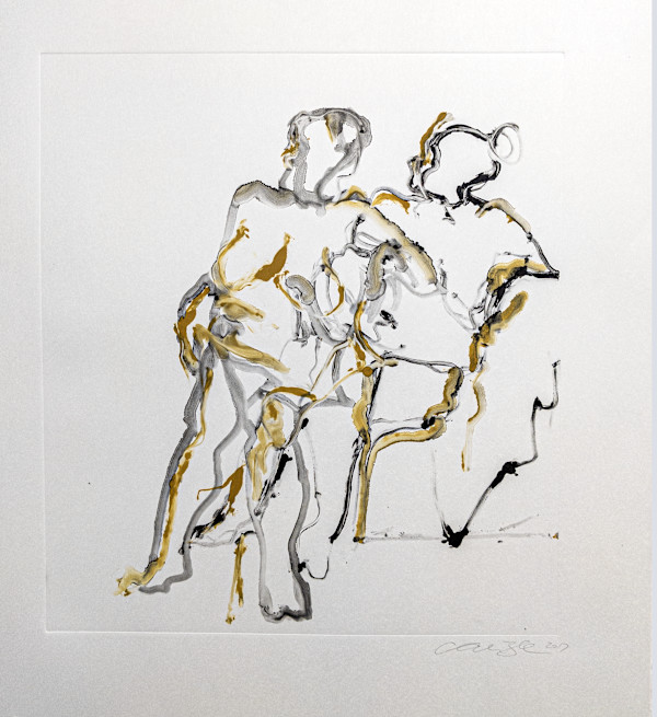 Layers of Woman (seated) by Allison Belolan