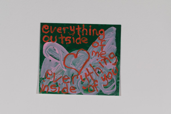 Everything outside of me/ Everything inside of you
