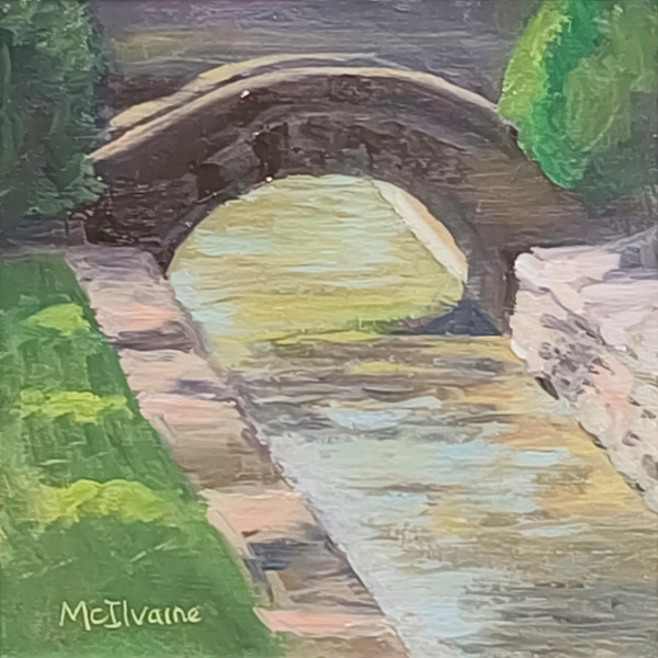 Stone Bridge in the Park by Joanne McIlvaine