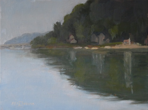 Looking Downstream, Marietta by Joanne McIlvaine