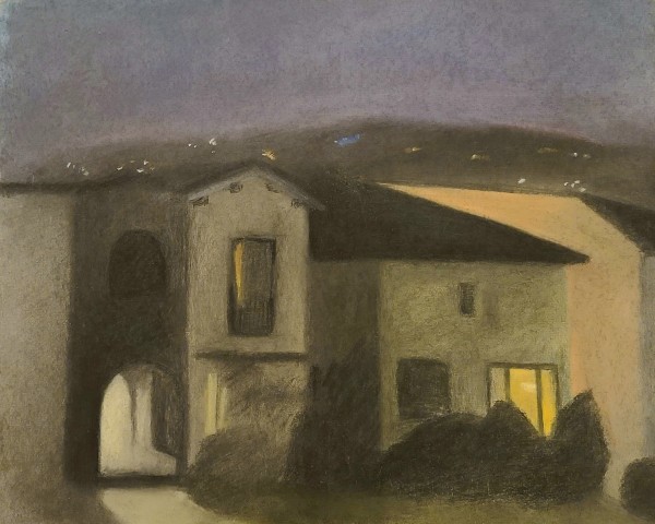 View from Spaulding to Hills, Night