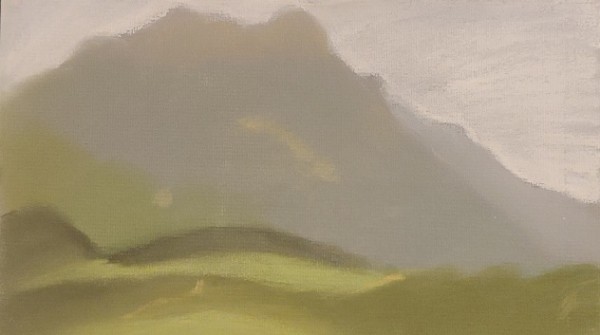 Above Serrano Canyon, Edge of Grassland by Ellen Hamilton O'Donnell