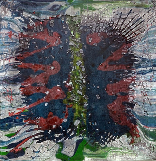 "Grid Biology" Series I #4 by Kathy Skerritt