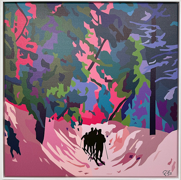 Vintage Ski-2 by Pam Spremulli