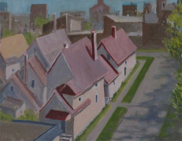 untitled (Rooftops) by Bill Gould