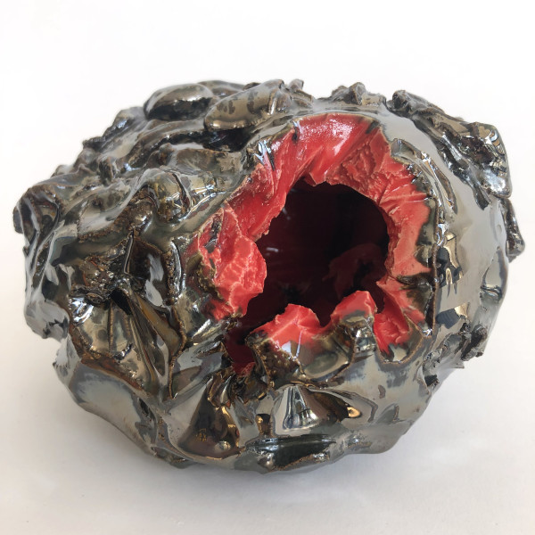 Palladium and Ruby Geode by Lynn Basa