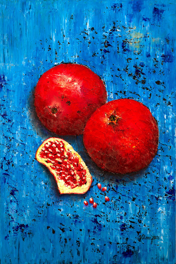 Pomegranates #5 by Olena Kvit (Kharchyshyna)