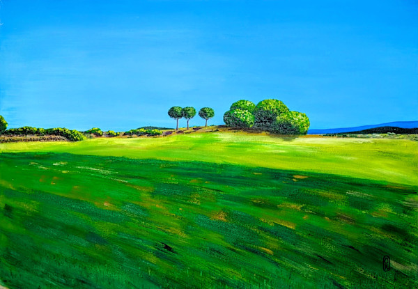 Space and tranquility. Fields near the Château de Villarlong / Espace et tranquillité. Champs près du Château de Villarlong by Olena KVIT, Image 2.
