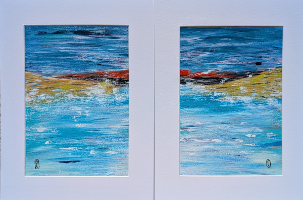 Aube rose #1, 30x20, encadré 40x30  Aube rose #2, 30x20, encadré 40x30 by Olena Kvit