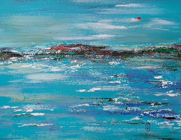 Murmures salés #2, 20x30, encadré 30x40 by Olena Kvit