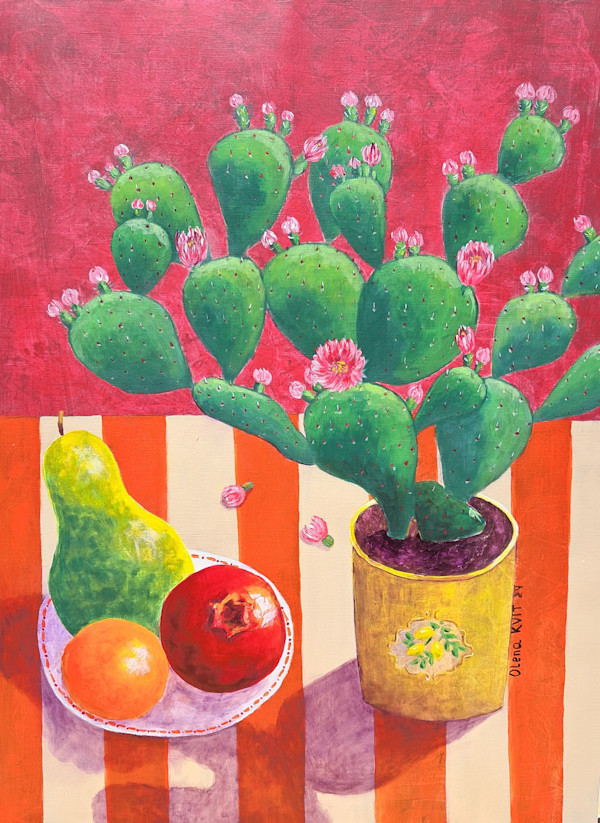 Matinée ensoleillée, 42x56, encadré 50x70 by Olena Kvit