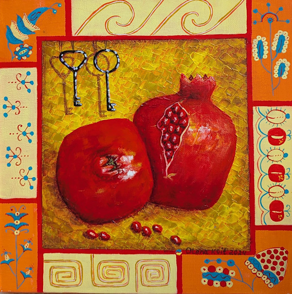 Pomegranades et secrets / Grenades and secrets by Olena Kvit