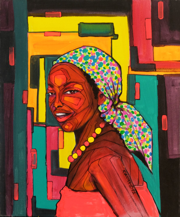 Headscarf by OTYO Art Collection