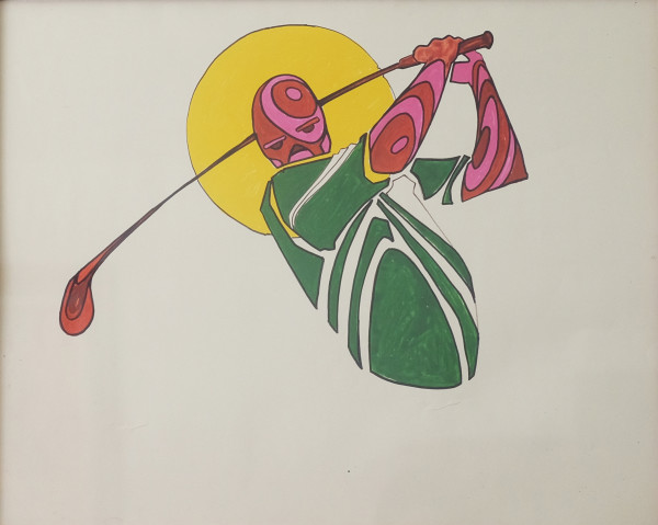 Golfer by OTYO Art Collection