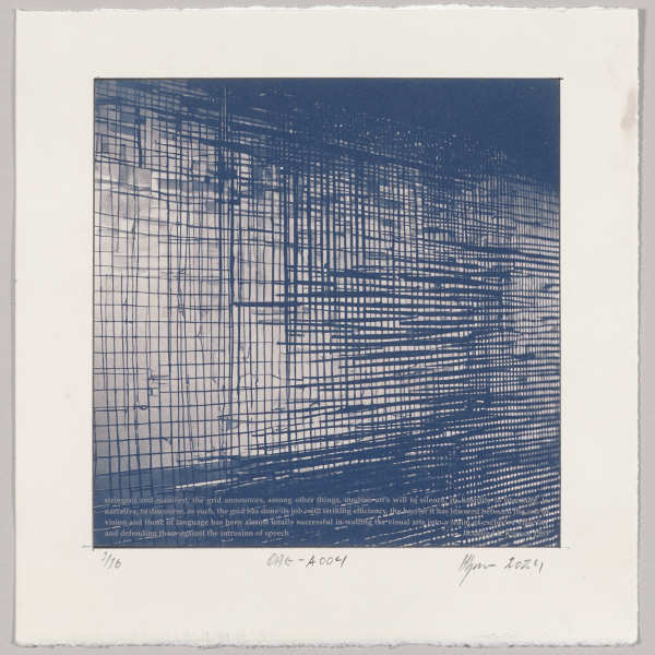 Originality of the avant-garde : Grid – #A004 1/16 by Hlynur Helgason