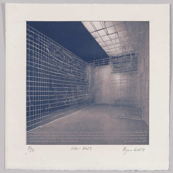 Originality of the avant-garde : Grid – #A023 1/16 by Hlynur Helgason