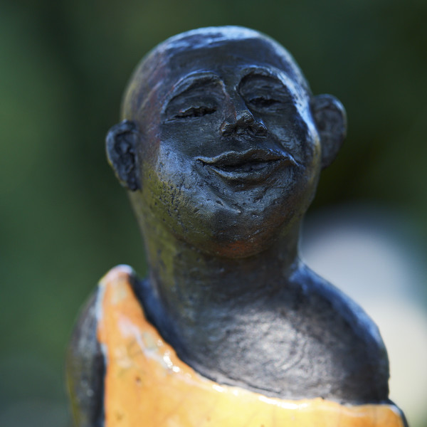 Smiling Monk by Marianne Dann