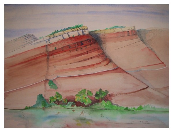 Red Rocks, Wyoming by Thomas Sundberg