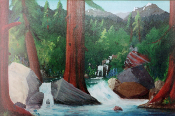 Redwoods Model by Thomas Sundberg