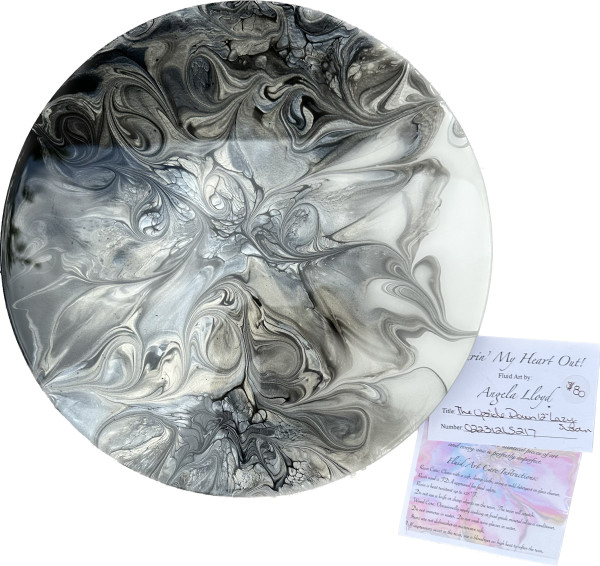 The Upside Down 12” Lazy Susan by Pourin’ My Heart Out - Fluid Art by Angela Lloyd