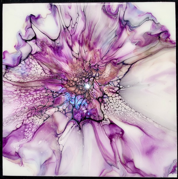 Chrysanthemum by Pourin’ My Heart Out - Fluid Art by Angela Lloyd