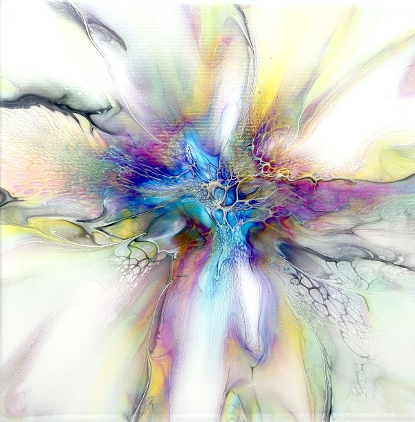 Orchid by Pourin’ My Heart Out - Fluid Art by Angela Lloyd
