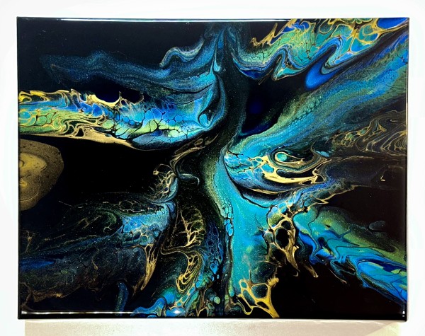 Atlantis Deconstructed Swipe by Pourin’ My Heart Out - Fluid Art by Angela Lloyd