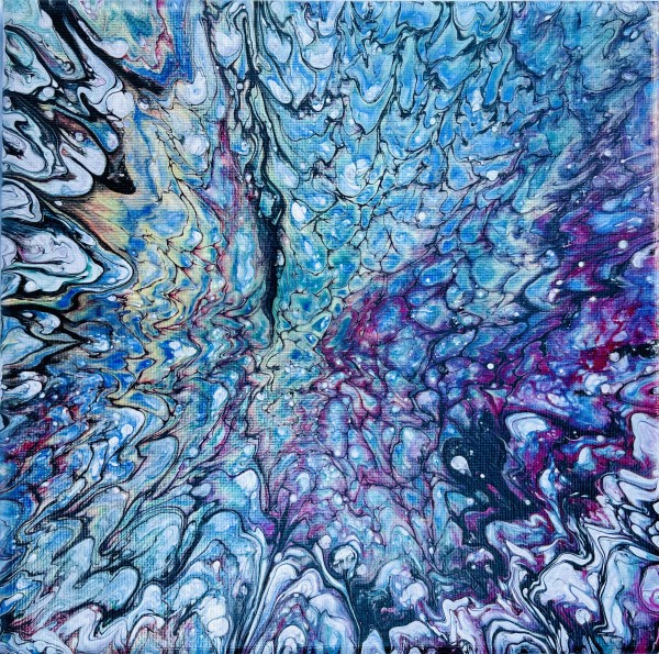 Mob Scene by Pourin’ My Heart Out - Fluid Art by Angela Lloyd