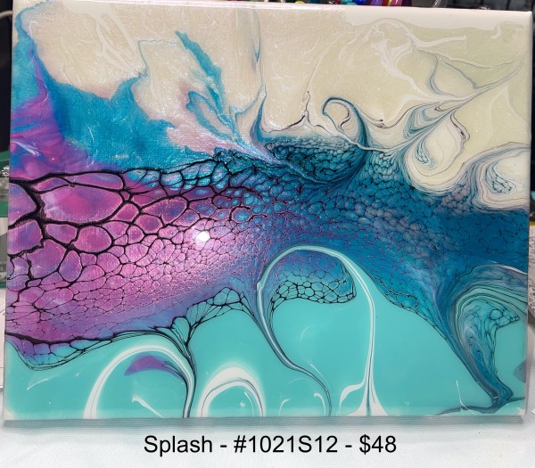 Splash by Pourin’ My Heart Out - Fluid Art by Angela Lloyd