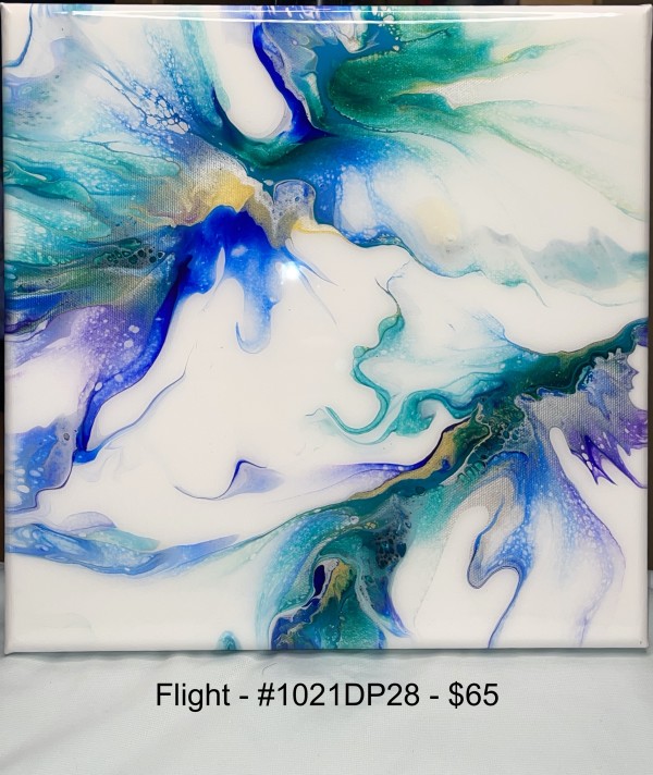 Flight by Pourin’ My Heart Out - Fluid Art by Angela Lloyd