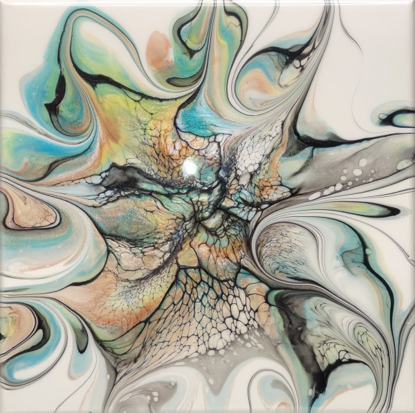 The Kraken by Pourin’ My Heart Out - Fluid Art by Angela Lloyd