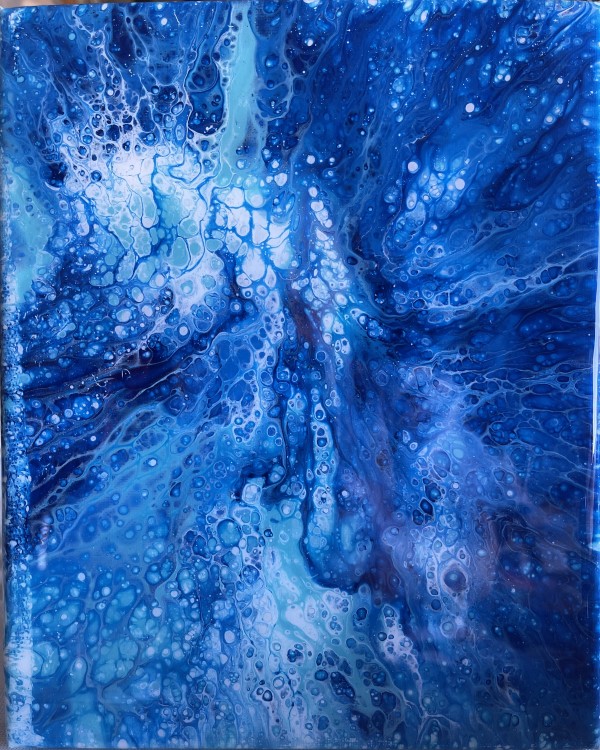 The Seahorse by Pourin’ My Heart Out - Fluid Art by Angela Lloyd