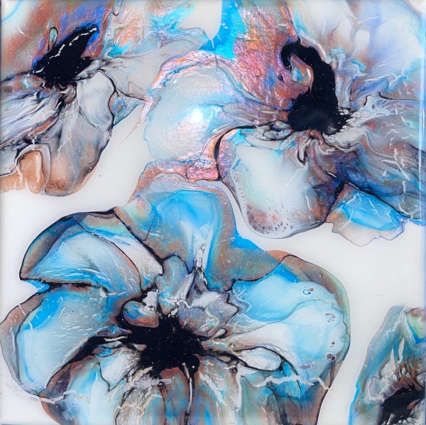 First Blooms by Pourin’ My Heart Out - Fluid Art by Angela Lloyd