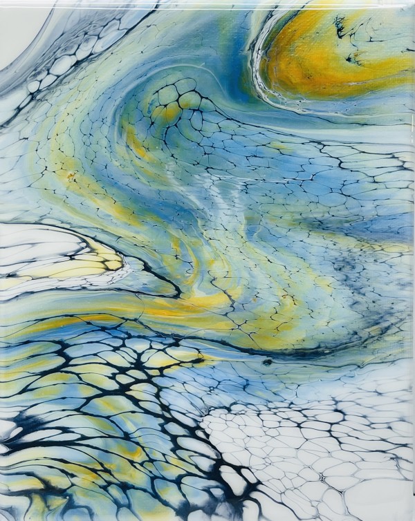 The Road to Light by Pourin’ My Heart Out - Fluid Art by Angela Lloyd