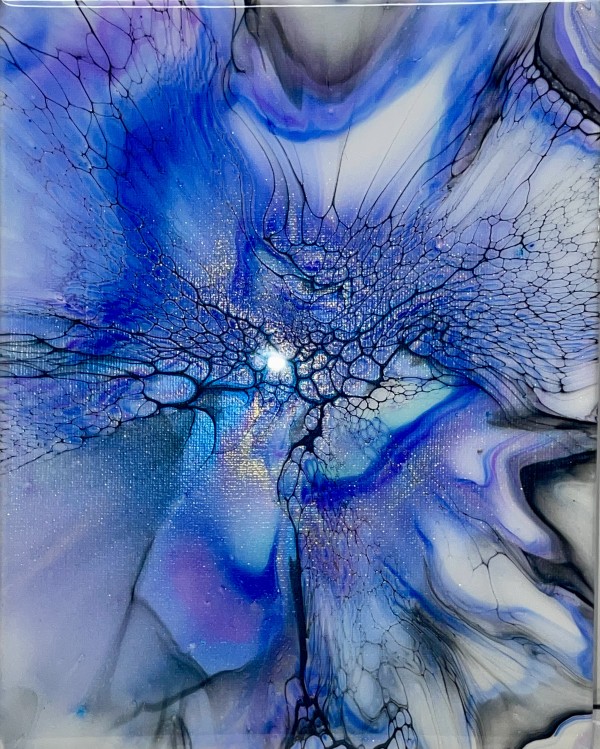 Call Me Iris by Pourin’ My Heart Out - Fluid Art by Angela Lloyd