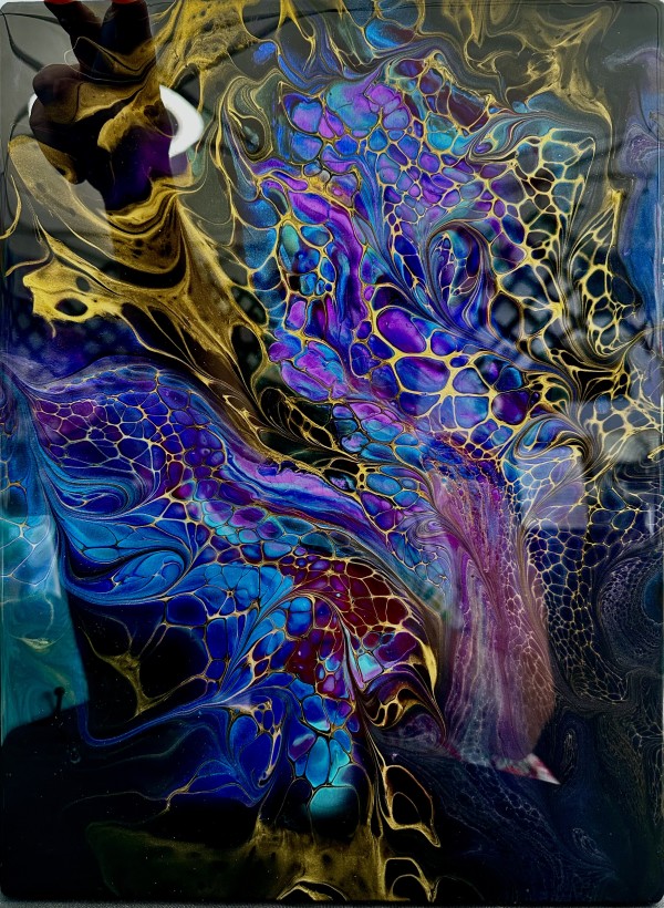 Celestial Beauty Tree of Life by Pourin’ My Heart Out - Fluid Art by Angela Lloyd