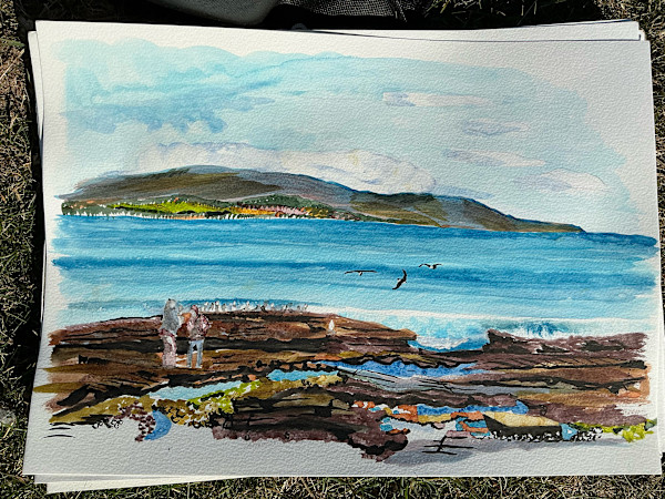 Embo beach by Jennifer Hathaway