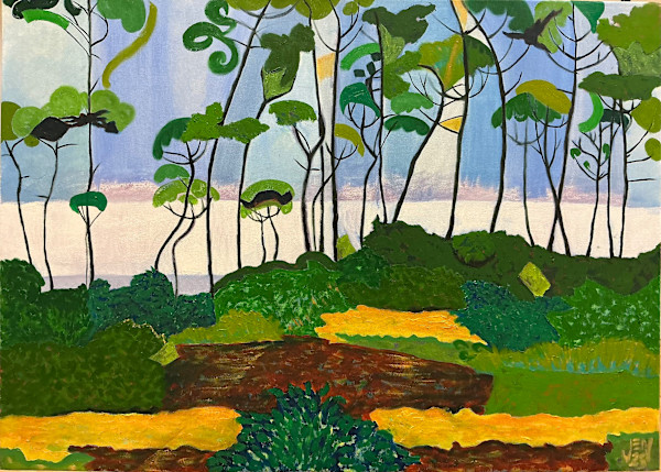 Floresta de Fénix de Sao Pedro de Moel by Jennifer Hathaway