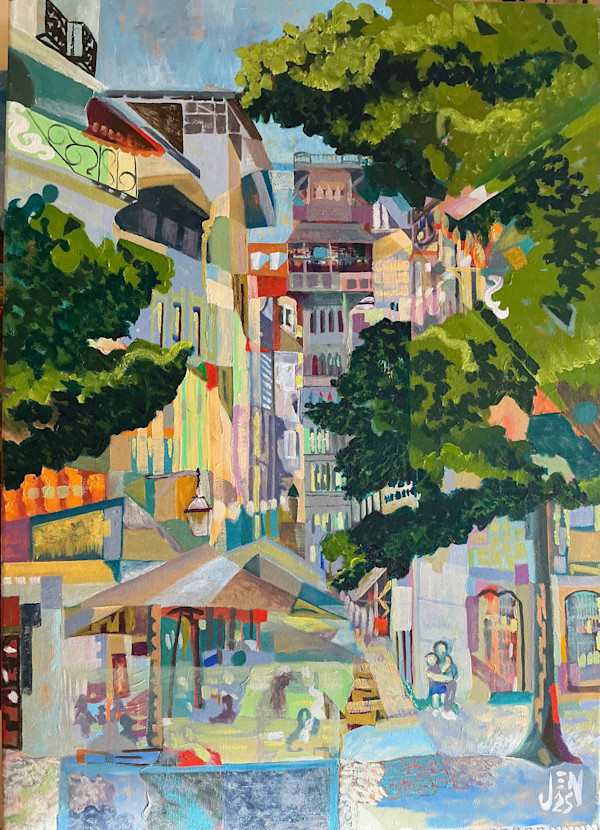 Santa Justa Lift by Jennifer Hathaway