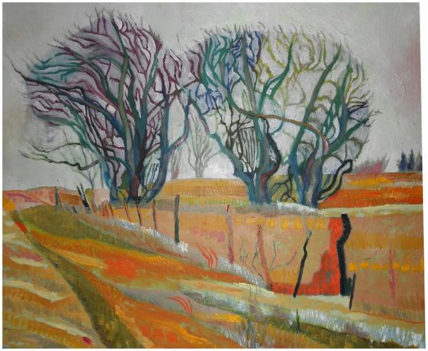 Winter Trees on the Durham Road by Jennifer Hathaway