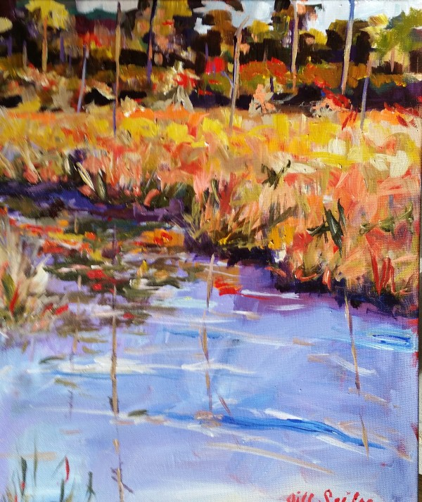 Moss Point Fall Marsh by Jill Seiler