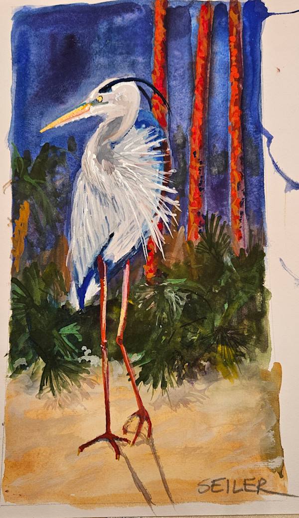 Great Blue Evening by Jill Seiler