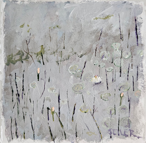 Silver Lilly Pads by Jill Seiler, Image 1.